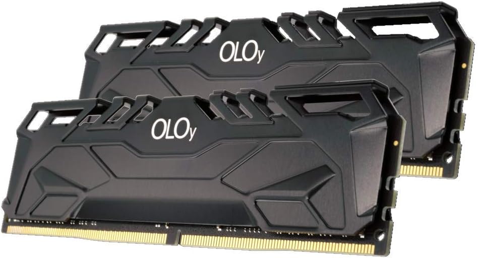 OLOy DDR4 RAM 16GB (2x8GB) 3200 MHz CL16 1.35V 288-Pin Desktop Gaming UDIMM (MD4U0832160BJ0DA)
