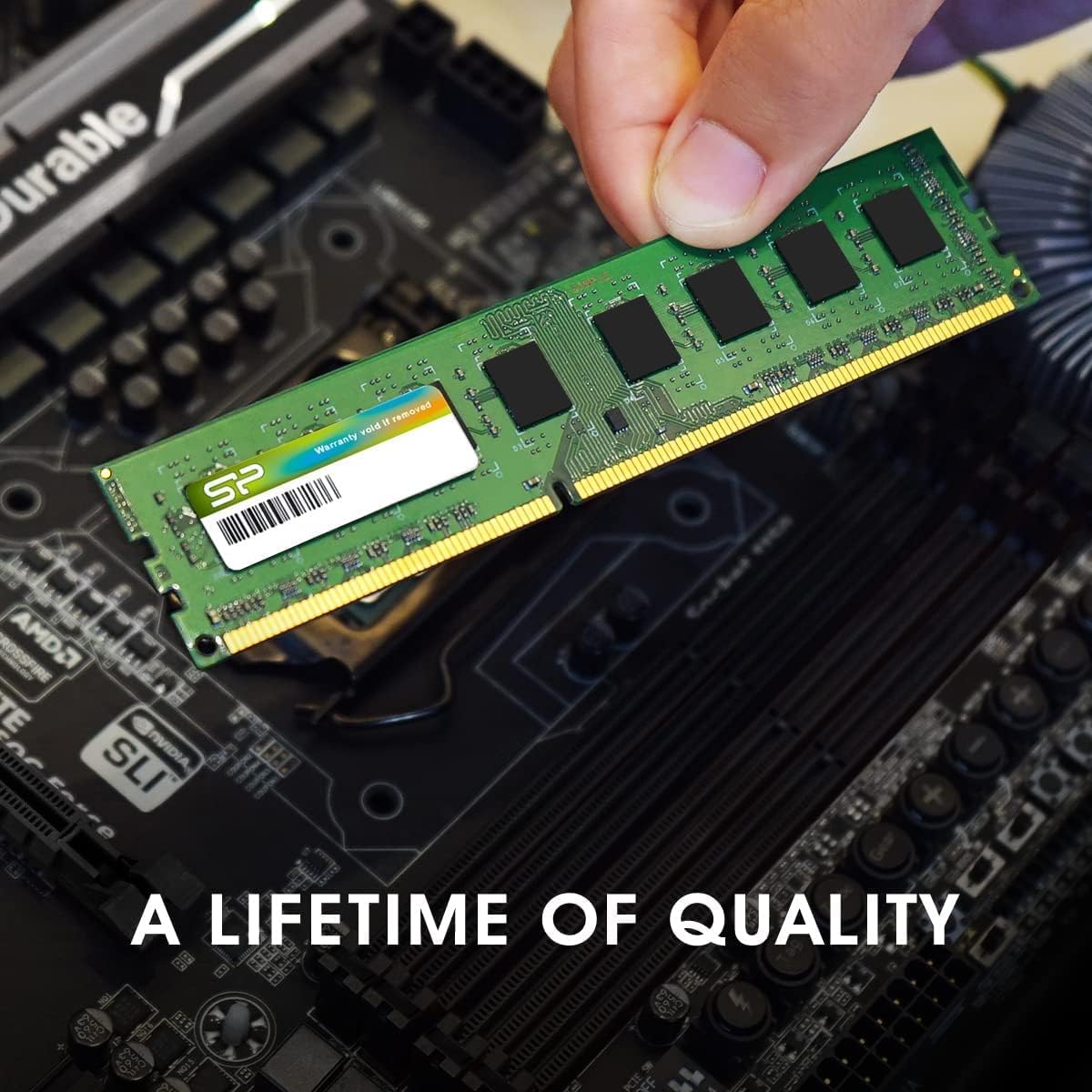 Silicon Power DDR3 16GB (2 x 8GB) 1600MHz (PC3 12800) 240-Pin CL11 1.35V / 1.5V Unbuffered UDIMM PC Computer Desktop Memory Module Ram Upgrade