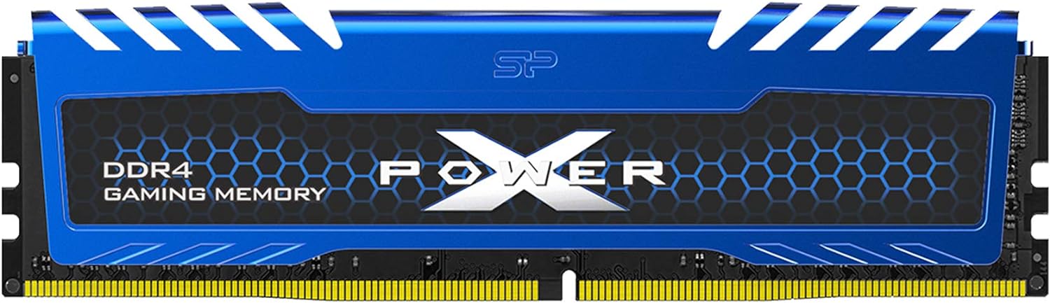 Silicon Power Value Gaming DDR4 RAM 16GB (2x8GB) 3200MHz (PC4 25600) CL16 1.35V Desktop Memory Module with Heatsink Camouflage Grey SP016GXLZU320BDAJ5