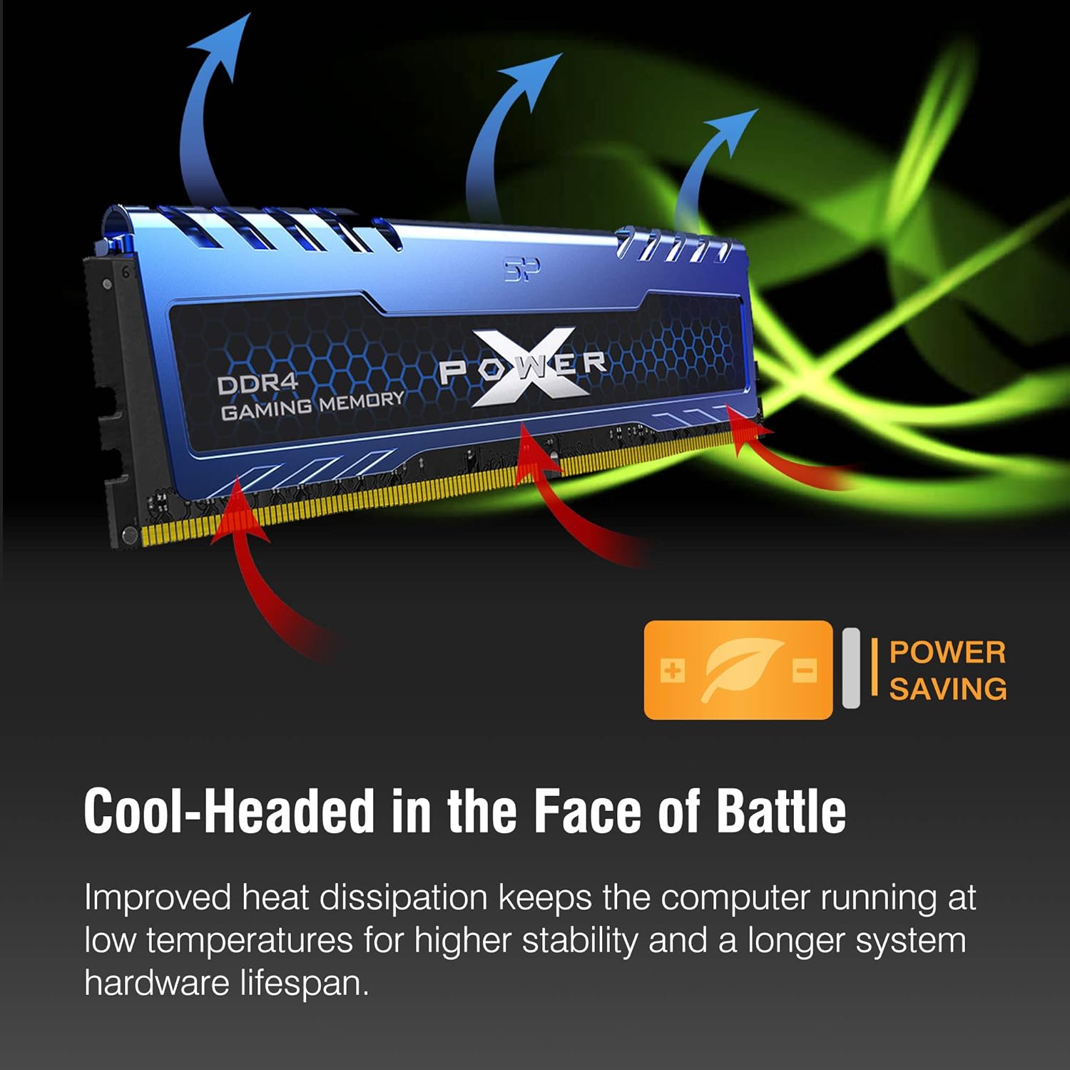 Silicon Power Value Gaming DDR4 RAM 16GB (2x8GB) 3200MHz (PC4 25600) CL16 1.35V Desktop Memory Module with Heatsink Camouflage Grey SP016GXLZU320BDAJ5